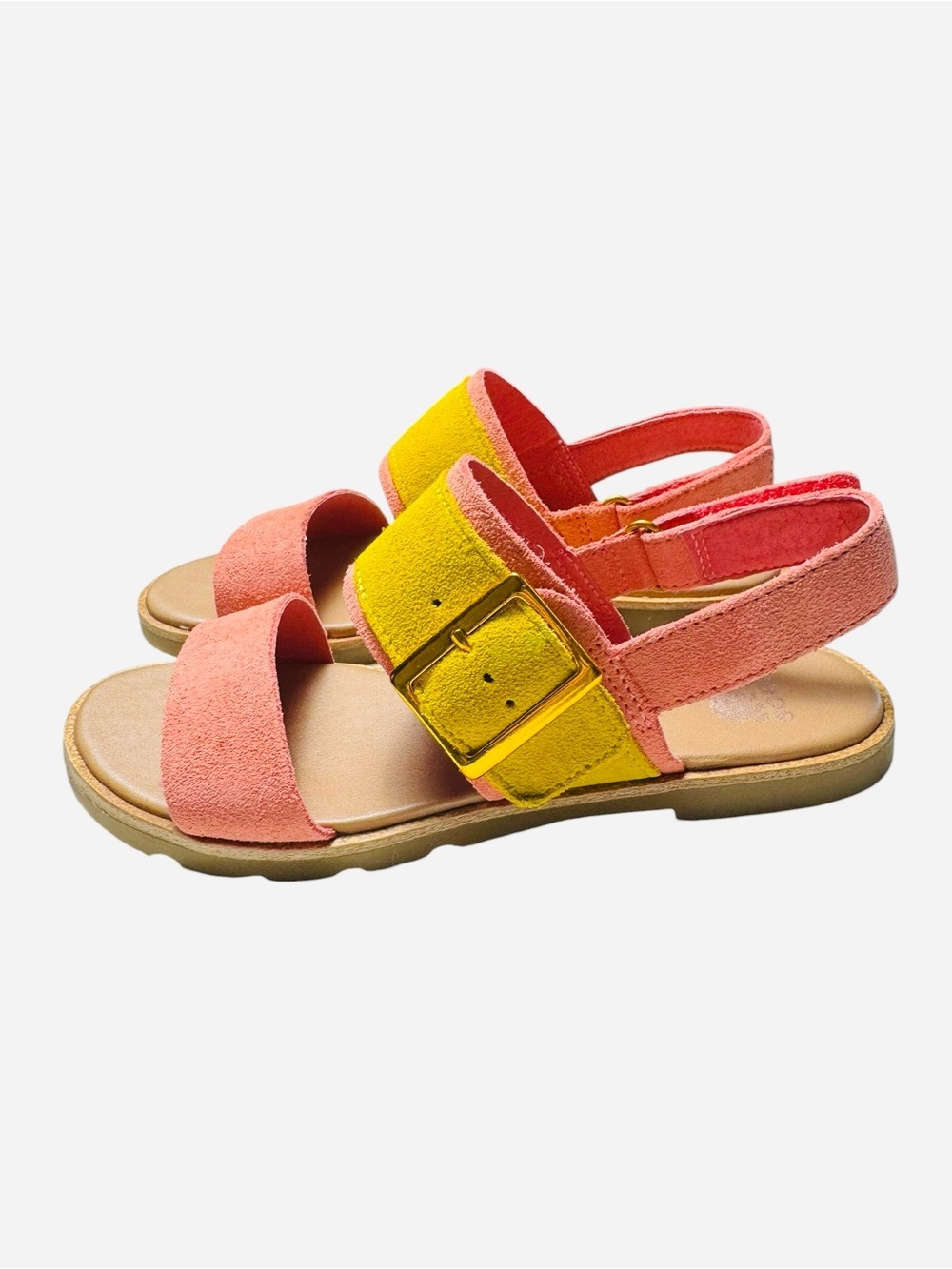 NWT New Sorel Ella III Slingback Flat Sandal In Coral Blossom Size 6 - Picture 4 of 9